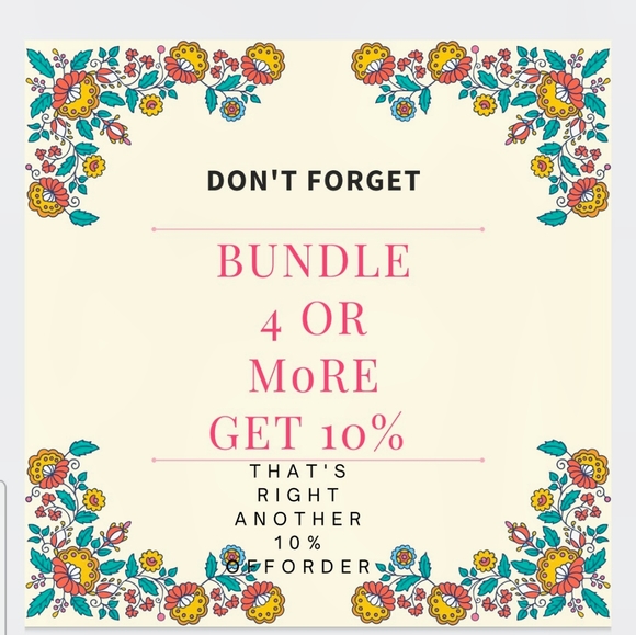 Don't forget too bundle 4 or more get discount - Picture 1 of 1